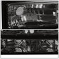 94-00 GMC C10 8PC Smoke Housing Headlight Set w/ Amber Corners