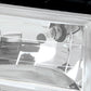 88-93 Chevrolet C10 Chrome Housing Clear Corner 8PC Headlight Set