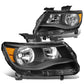 2015-2017 Chevrolet Colorado Black Housing Headlights w/ Amber Corner
