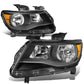 2015-2017 Chevrolet Colorado Black Housing Headlights w/ Amber Corner