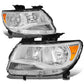 15-17 Chevrolet Colorado Chrome Housing Headlights with Amber Corner