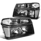 04-12 Chevrolet Colorado & GMC Canyon Black Housing Headlights 4PC Kit