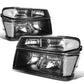 04-12 Chevrolet Colorado & GMC Canyon Black Housing Headlights 4PC Kit