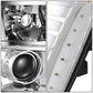 2007-2014 Cadillac Escalade Chrome Housing Clear Corner Headlights