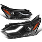 2018-2021 Chevrolet Equinox Projector LED DRL Headlights Black Housing