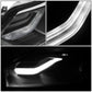 2018-2021 Chevrolet Equinox Projector LED DRL Headlights Black Housing