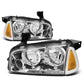 06-10 Dodge Charger Chrome Housing Headlights w/ Amber Corner