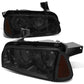 06-10 Dodge Charger 4PC Smoke Housing Headlights w/ Amber Corner