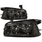 2006-2010 Dodge Charger Smoke Housing Headlights with Clear Corner