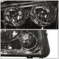 2006-2010 Dodge Charger Smoke Housing Headlights with Clear Corner