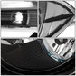08-12 Chevrolet Malibu Black Housing Clear Corner Headlights