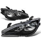 2017-2020 Chrysler Pacifica Black Housing Headlights w/ Clear Corner