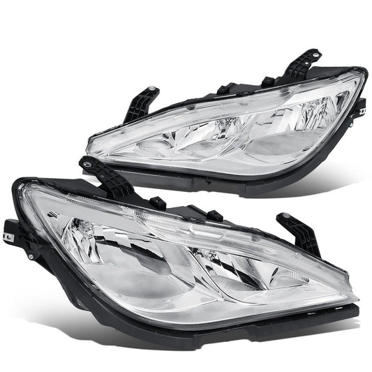 2017-2020 Chrysler Pacifica Chrome Housing Headlights with Clear Corner