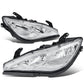2017-2020 Chrysler Pacifica Chrome Housing Headlights with Clear Corner