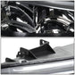 2003-2006 Chevrolet Silverado Avalanche Black Amber Headlights 2PC
