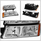 03-06 Chevy Silverado/Avalanche Chrome Headlights 4PC Set 9005/9006