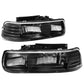 99-06 Chevrolet Silverado Suburban Tahoe Black Housing Headlights