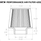 HPS Performance Products 3.25" Air Filter, 7.75" Length, 6" Base, 4.5" Top HPS-4332