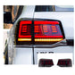 2016-2021 Toyota Land Cruiser LED Tail Lights — V2 Smoke & Red