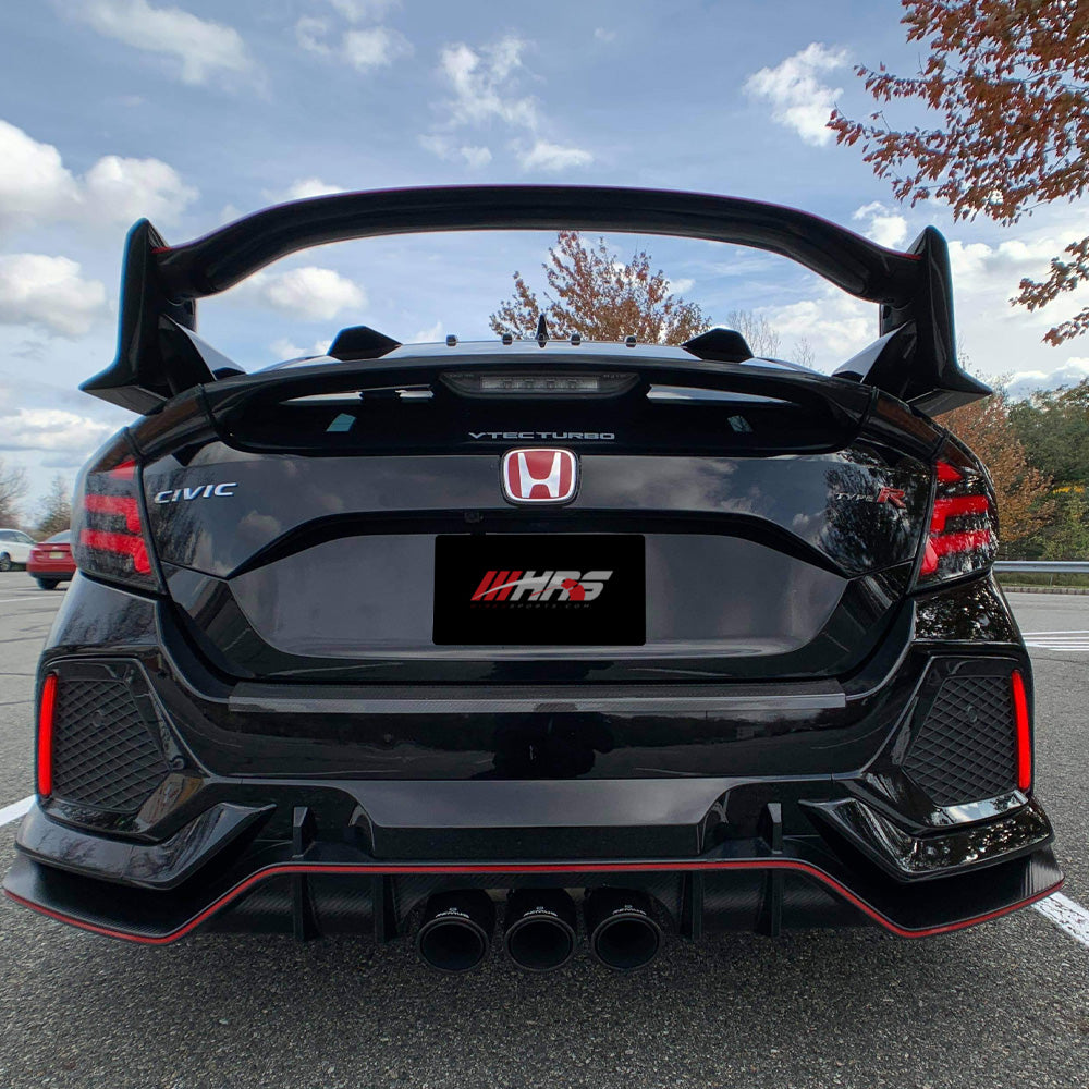 HRS 2017-21 Honda Civic 10th Gen Hatchback FK7 FK8 LED Tail Lights V2 - OPEN BOX