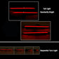 HRS 2018-22 Honda Accord Rear Bumper LED Reflectors - V1