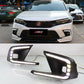 HRS 2022-24 Honda Civic 11th Gen Sedan/Hatchback DRL Plus Fog Lights - V1