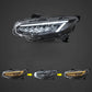 HRS 17-21 Honda Civic 10th Gen Sedan LED Headlights