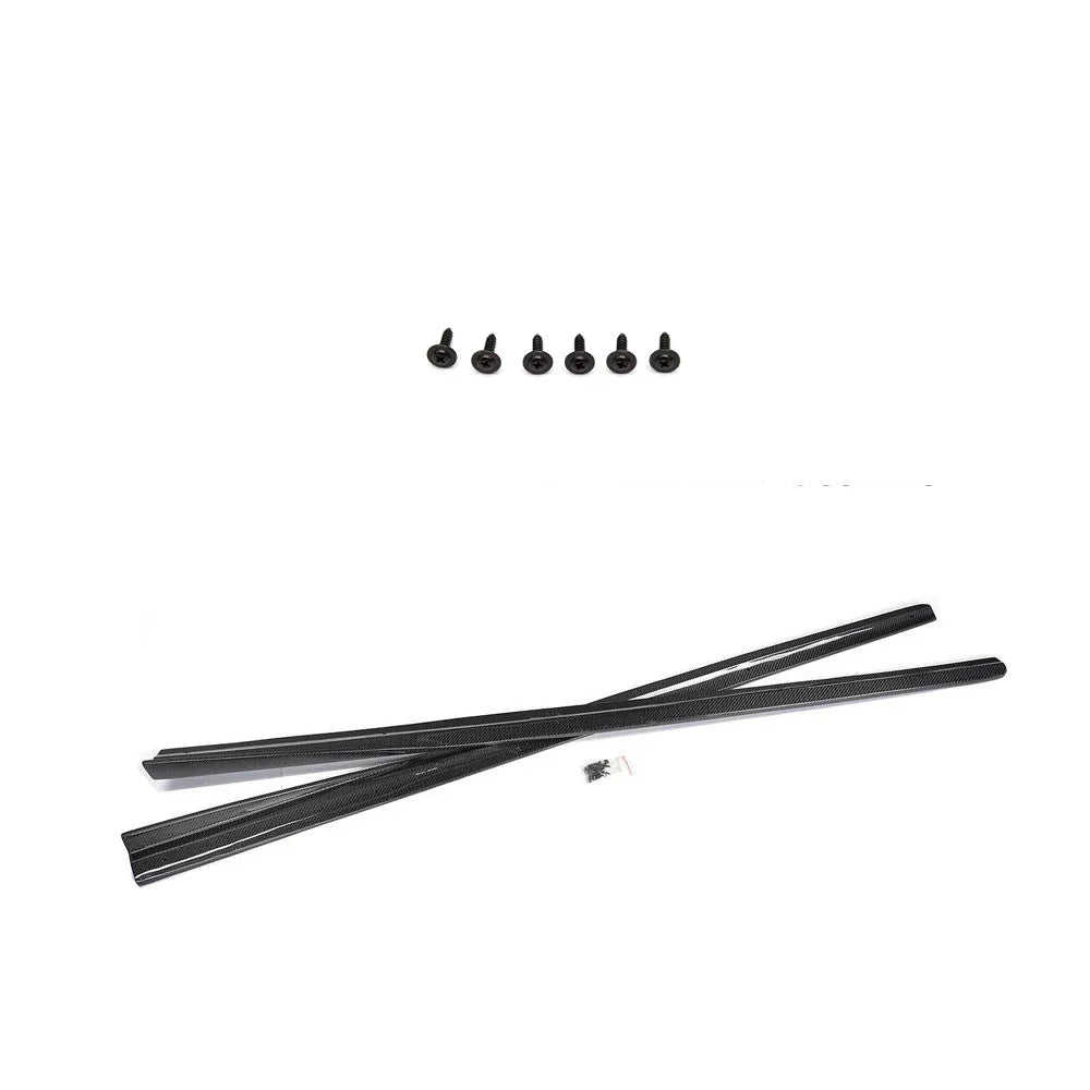 Audi TT 8J MK2 Carbon Fiber Side Skirt Extensions – Coupe (2008–2011)