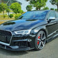 Audi RS3 8V Sedan (2017-2019) Carbon Fiber Front Lip – Facelift RS3 Bumper Front Lip