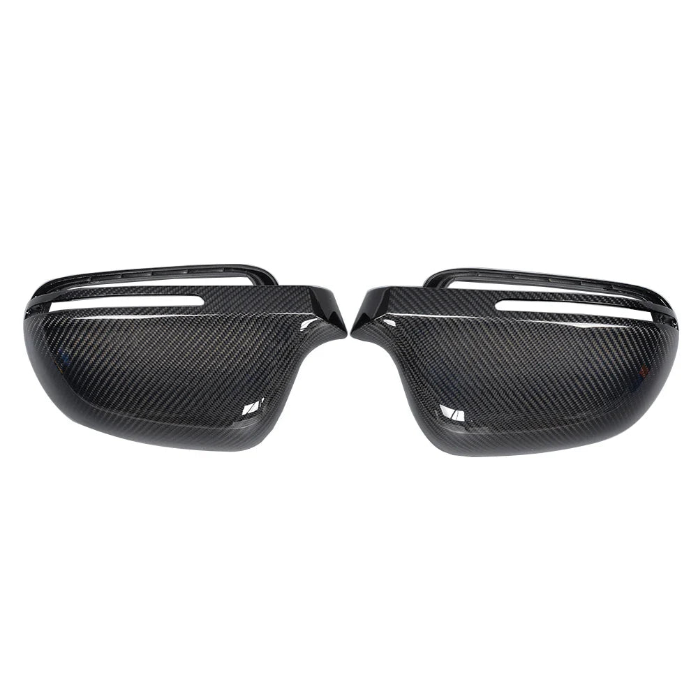 Audi A4 B8 / S4 / RS4 Carbon Fiber Door Mirror Cap Housings 2007 - 2015