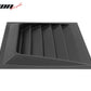 Fits Universal DMAX Style Air Flow Hood Vent Cover Primer Black ABS