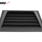 Fits Universal DMAX Style Air Flow Hood Vent Cover Primer Black ABS