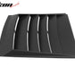 Fits Universal URAS Style Air Flow Hood Vent Cover Primer Black ABS