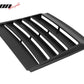 Fits Universal URAS Style Air Flow Hood Vent Cover Primer Black ABS