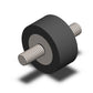 HPS Performance Products HPS M6 Rubber Vibration Mount, 1/2" Tall, Male to Male HW-RM6-050