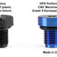 HPS Performance Titanium Coolant Bleed Screw for Toyota Supra MK5 Turbo A90