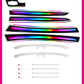 BMW 5 Series F10 / F11 / F18 Interior 64-Color Symphony Rainbow LED Ambient Light Bar Kit 2010 - 2017