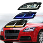 Audi TT LED Headlight Assembly with Daytime Running Light & Turn Signal 2008 - 2014 (Replaces 8N0941003BK)