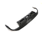 Audi A3 8V S-Line Sedan Carbon Fiber Gloss Black Rear Bumper Diffuser Lip 2016