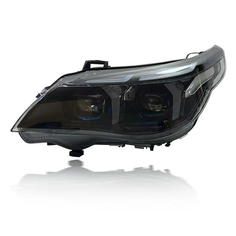 BMW 5 Series E60 Snake Eye LED Headlight Assembly with Dual-Color DRL 2003 - 2010