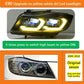 BMW 3 Series E90 LED Headlight Assembly with Dual-Color DRL 2005 - 2012