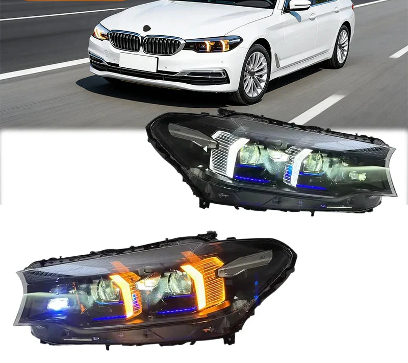 BMW 5 Series G30 / G38 / M5 F90 Dual-Color LED Headlight Assembly with DRL 2018 - 2020
