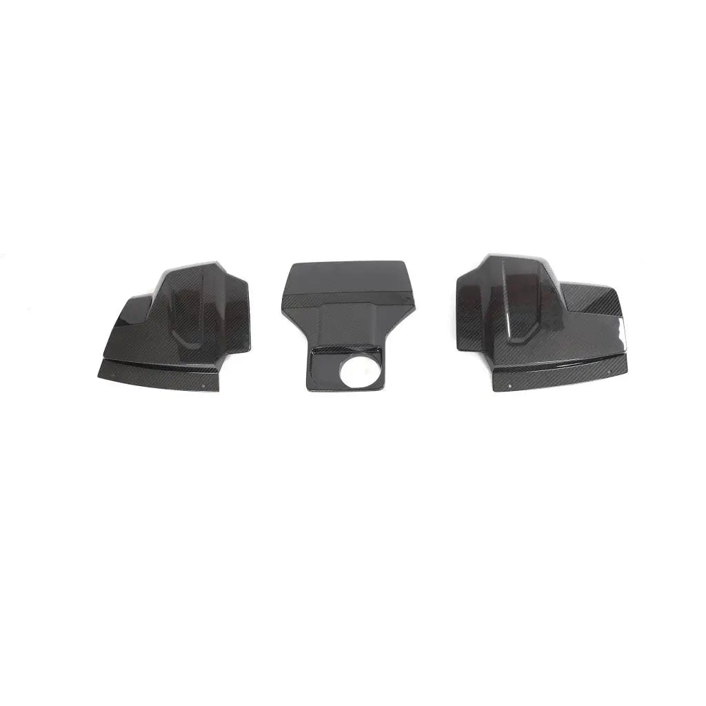 Audi R8 V10 4S Dry Carbon Fiber Engine Bay Cover Kit – 3 Piece Set (2017–2023)