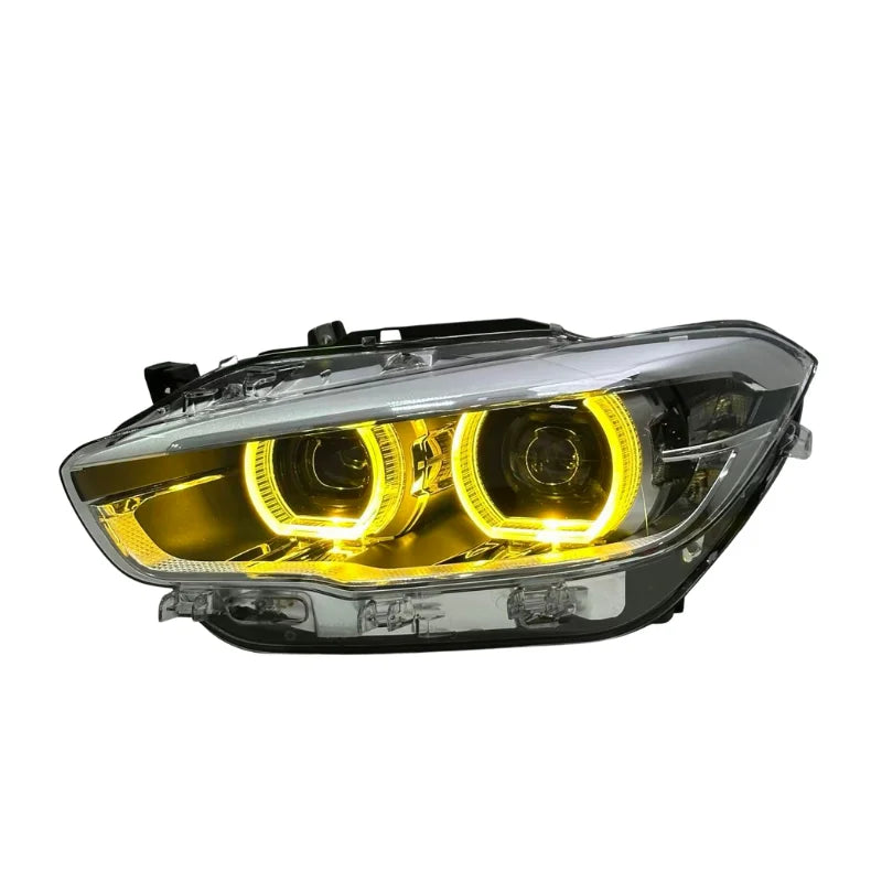 BMW 1 Series F20 / 118i Dual-Color (Yellow / White) LED Headlight Assembly with High / Low Beam 2015 - 2018