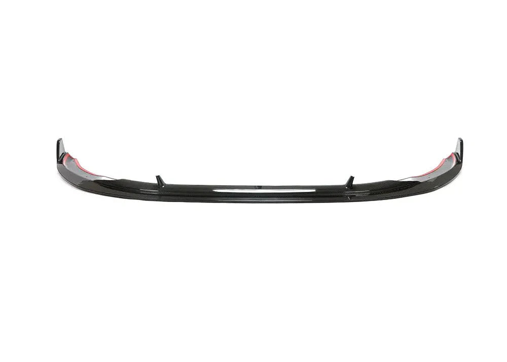 Audi A4 B9 S-Line / S4 Sedan Carbon Fiber 3D Style Front Bumper Lip Splitter Chin Spoiler 2020 - 2021