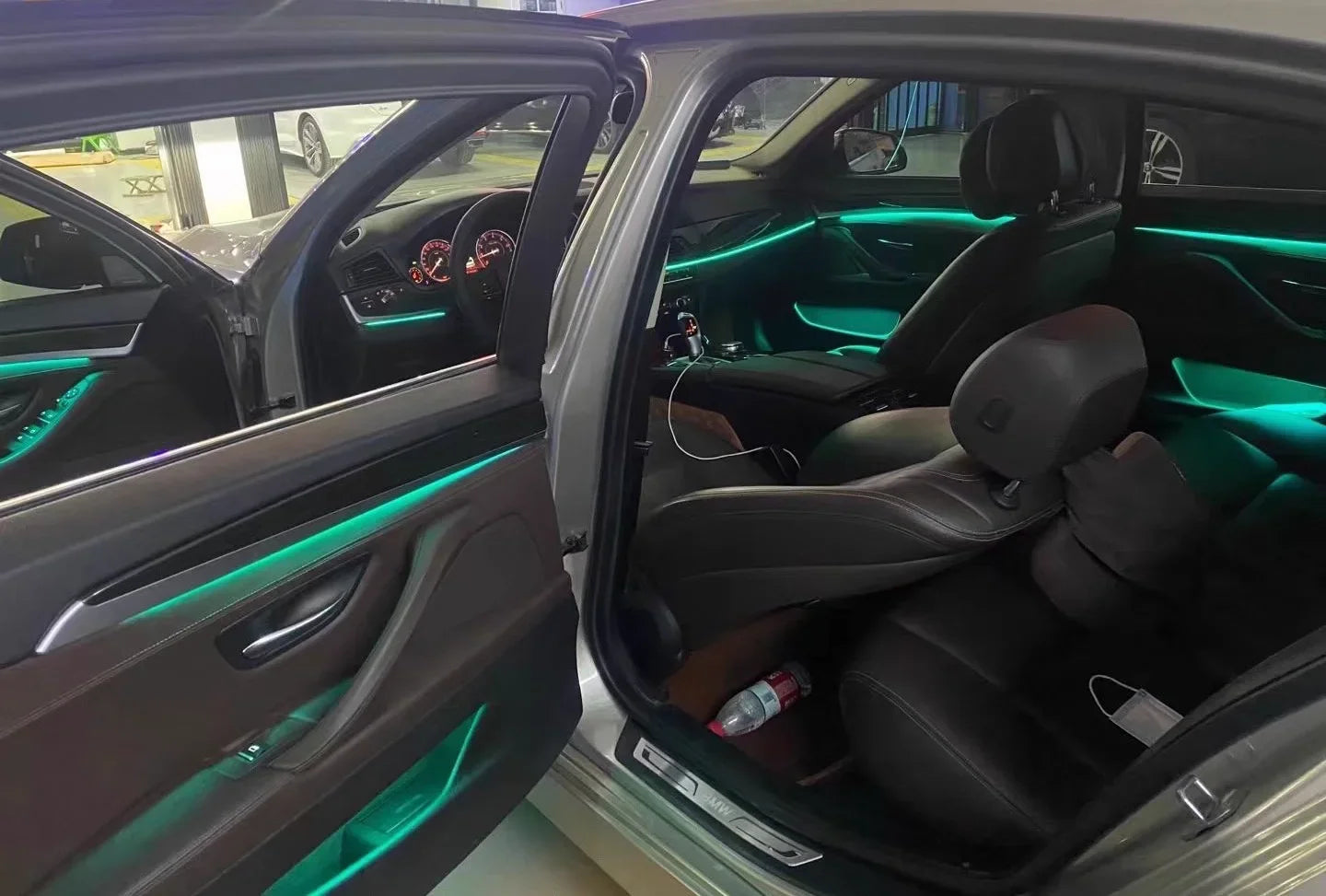 BMW 5 Series F10 / F11 / F18 Interior 64-Color Rainbow Symphony LED Ambient Light Kit 2010 - 2018