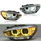 BMW 1 Series F20 / 118i Dual-Color (Yellow / White) LED Headlight Assembly with High / Low Beam 2015 - 2018
