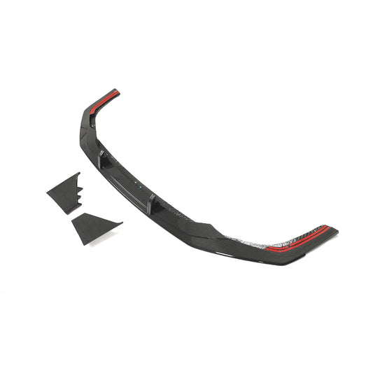 Audi RS7 C8 Sportback 4-Door Pre-Preg Dry Carbon Fiber Front Bumper Diffuser Lip Set 2019 - 2021