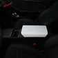 2024-2025 Tesla Model 3 White Center Console Lid Armrest Cover Pad TPE