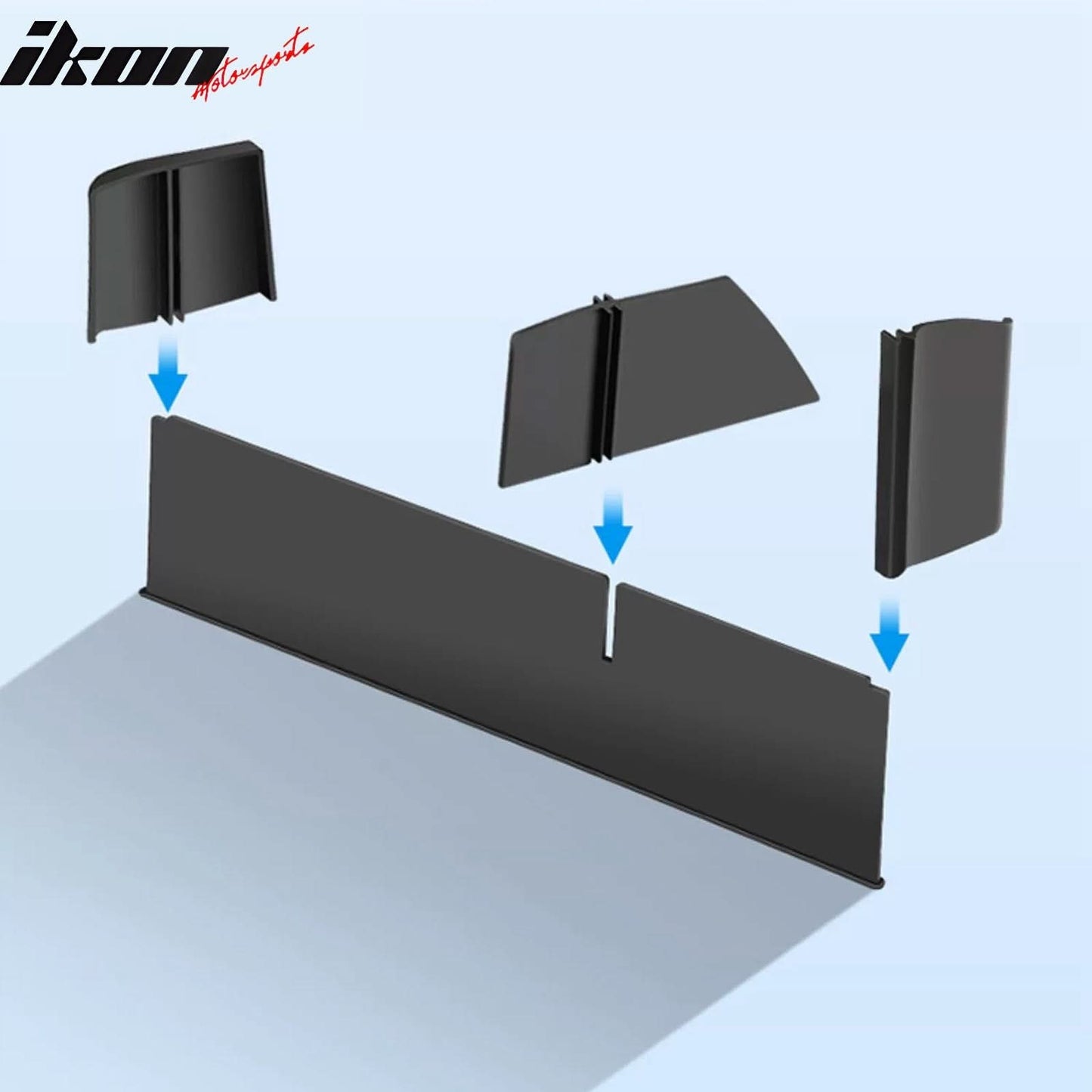 2022-2024 Tesla Model Y Black Glove Compartment Storage Organizer PP